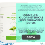Ecosh Life, KIUDAINETERIKAS SOOLEPUHASTUS DETOX, 260 g taimset pulbrit