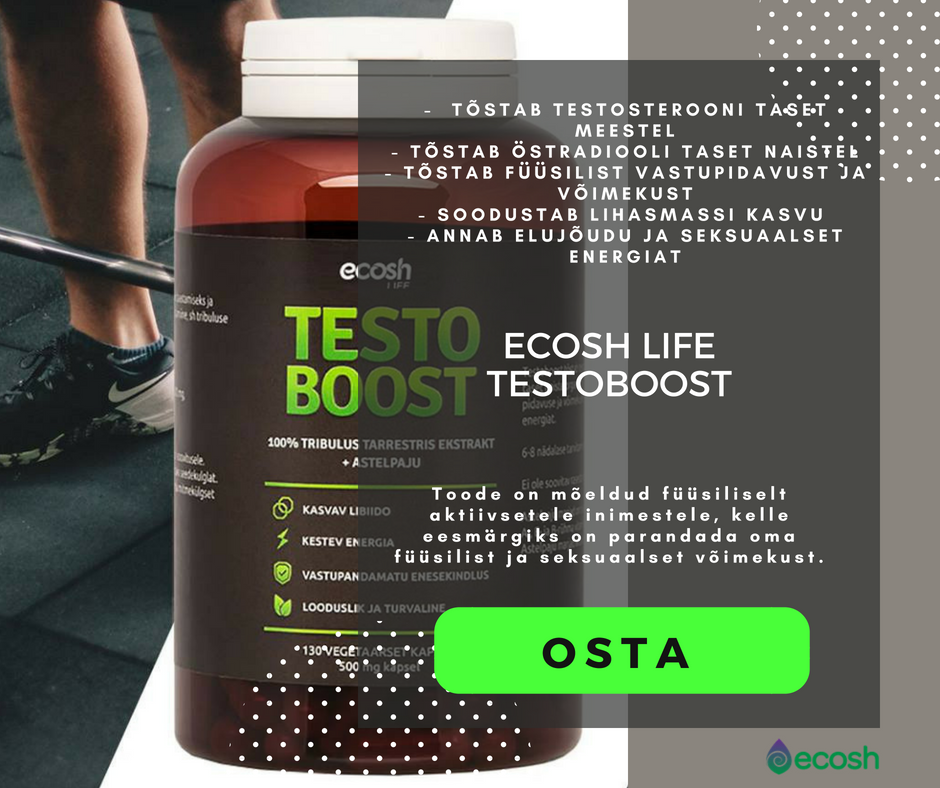 Ecosh Life_Testoboost_testosteroonitaseme tõstmiseks